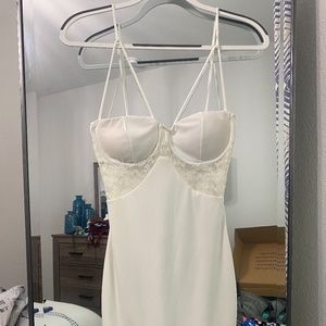 Lux LA | Size Small | White Lace Strappy Bodycon Dress